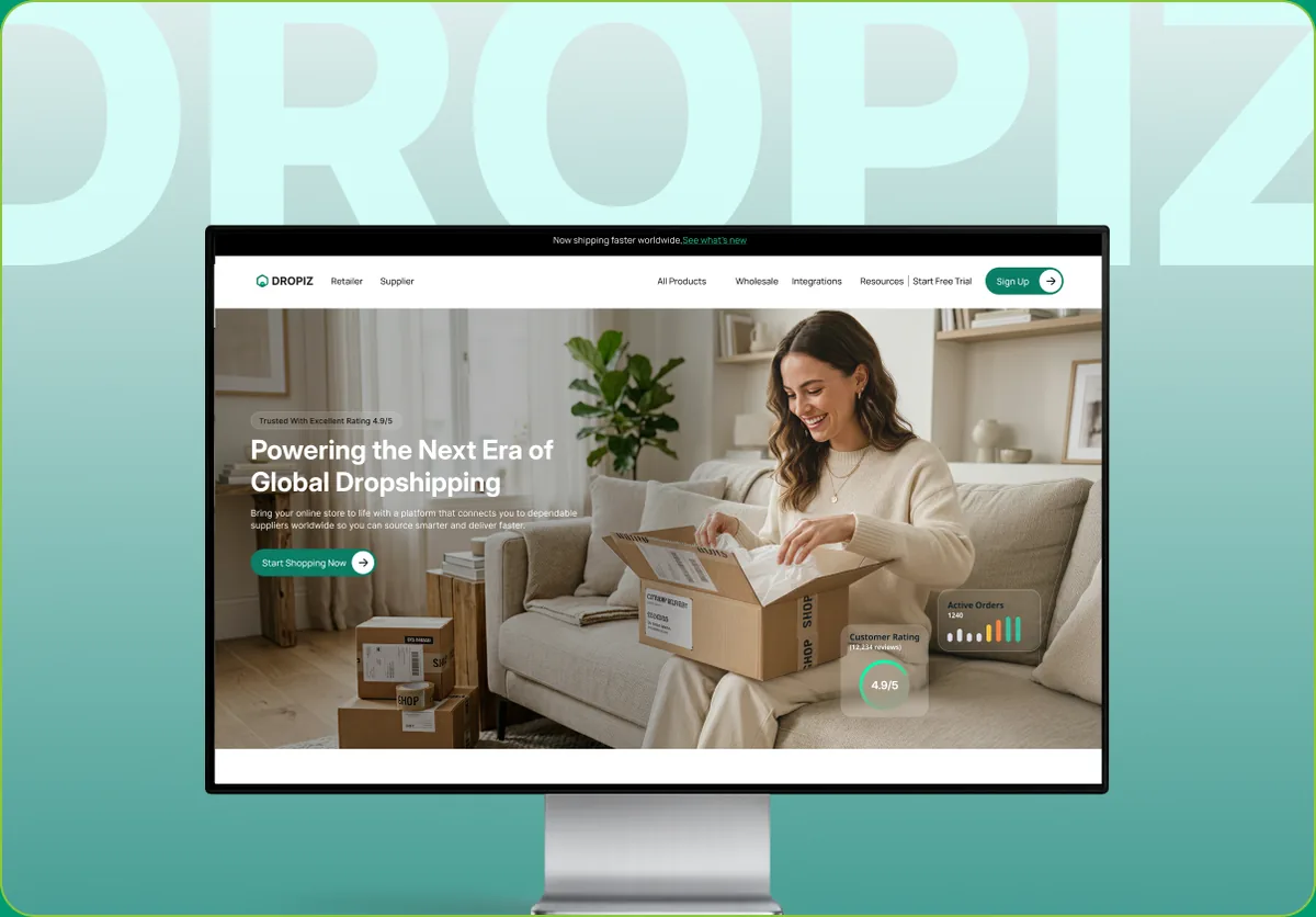 Dropiz AI-powered dropshipping platform